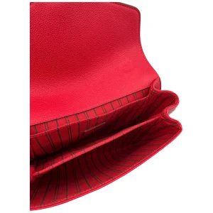 Louis Vuitton Pochette Metis Empreinte Scarlet Rot