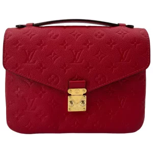 Louis Vuitton Pochette Metis Empreinte Scarlet Rot