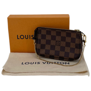 Louis Vuitton Mini Pochette Accessoires Damier Ebene