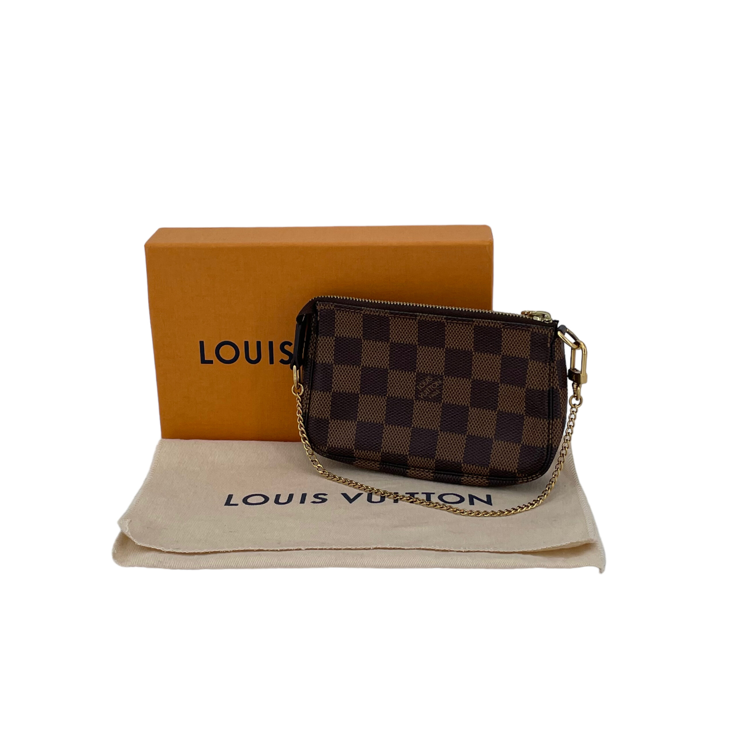 Louis Vuitton Mini Pochette Accessories Damier Ebene - I Love Handbags