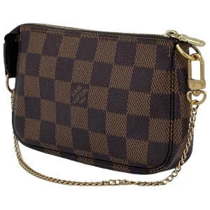 Louis Vuitton Mini Pochette Accessories Damier Ebene