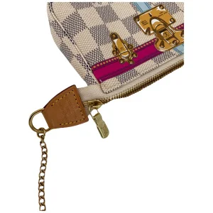 Louis Vuitton Mini Pochette Accessories Summer Trunks Miami Damier Azur