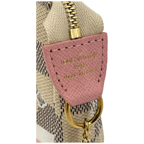 Louis Vuitton Mini Pochette Accessories X-Mas 2018 Damier Azur
