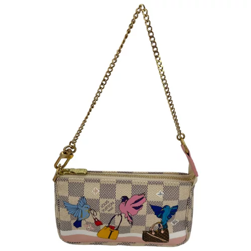 Louis Vuitton Mini Pochette Accessories X-Mas 2018 Damier Azur