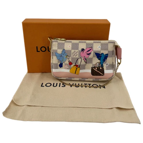 Louis Vuitton Mini Pochette Accessories X-Mas 2018 Damier Azur