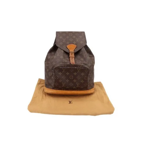 Louis Vuitton Montsouris GM Monogram Canvas Handbags Louis Vuitton 6