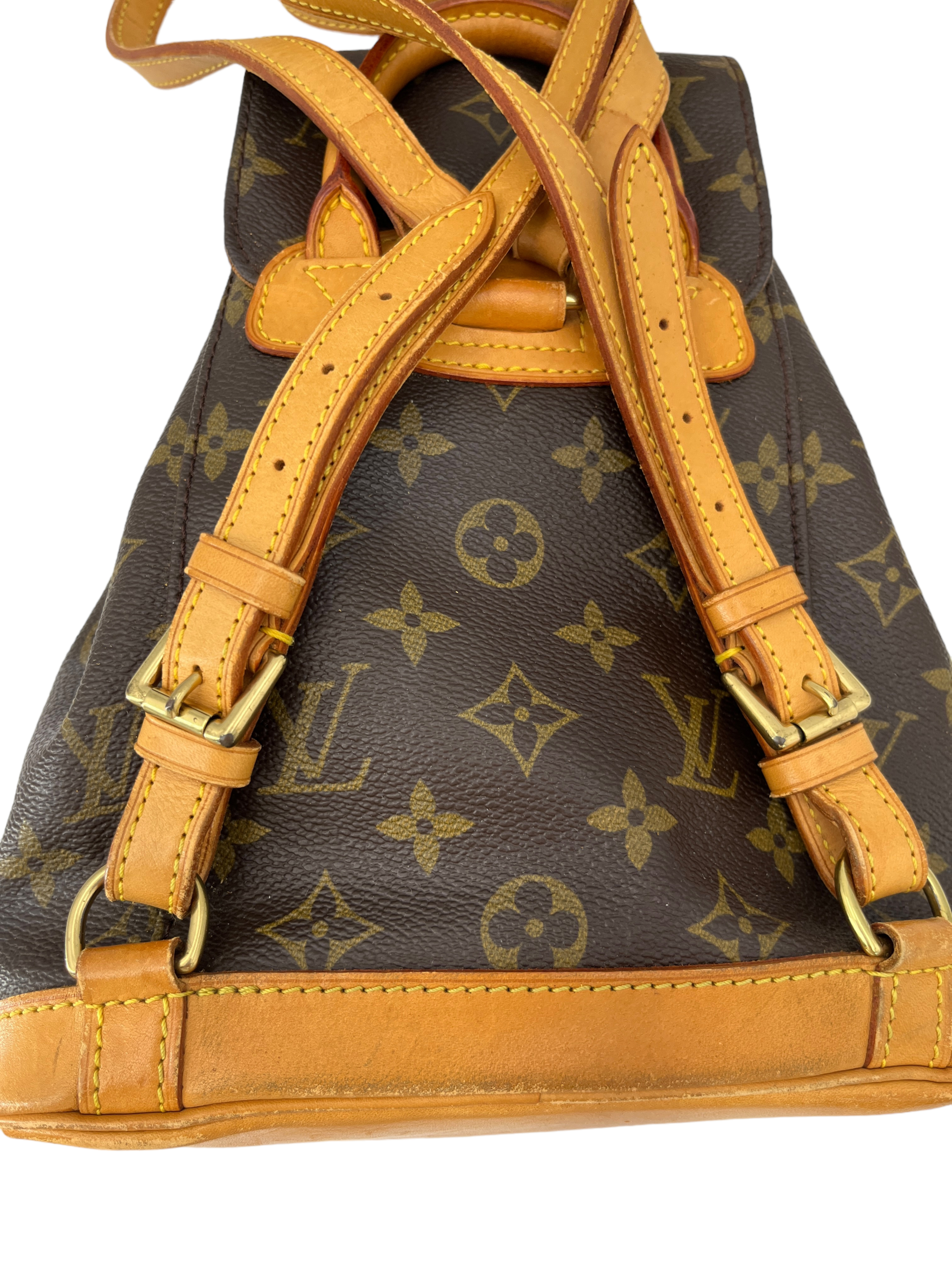 Louis Vuitton Mini Montsouris M51137 Monogram Canvas Backpack Brown