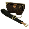 Louis Vuitton Multi Pochette Accessoires Monogram Canvas Khaki Handtaschen Louis Vuitton 33