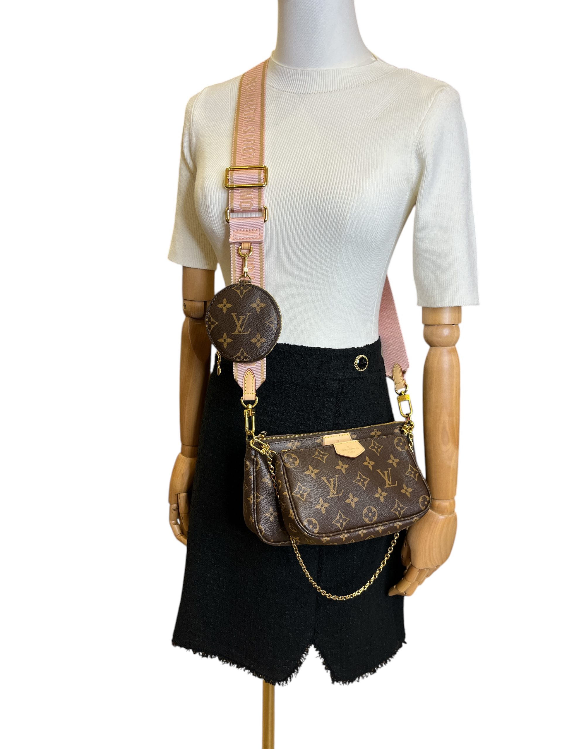 Strap Vuitton Bag Multi Poche Lv Louis Vuitton Multi Pochette