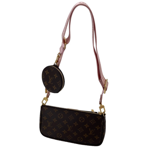 Louis Vuitton Multi Pochette Accessoires Monogram Canvas Rose Clair