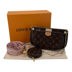 Louis Vuitton Multi Pochette Accessoires Monogram Canvas Rose Clair