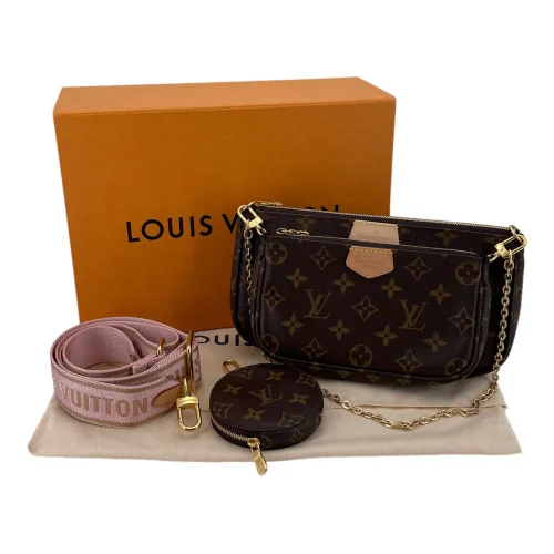 Louis Vuitton Multi Pochette Accessoires Monogram Canvas Rose Clair