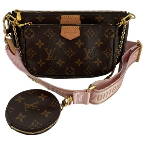 Louis Vuitton Multi Pochette Accessoires Monogram Canvas Rose Clair