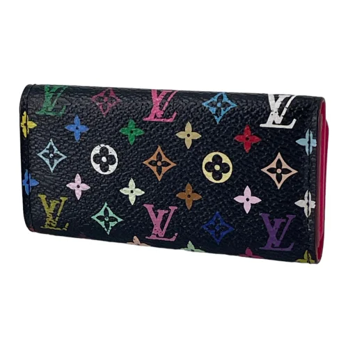 Louis Vuitton Key Case Murakami Multicolor Black