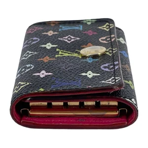 Louis Vuitton Key Case Murakami Multicolor Black