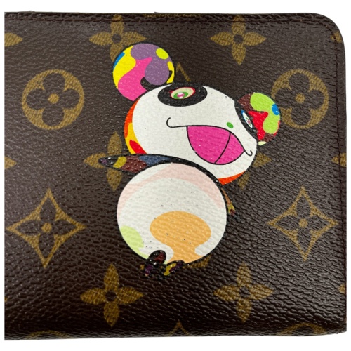 Louis Vuitton Zippy Murakami Panda Geldbörse