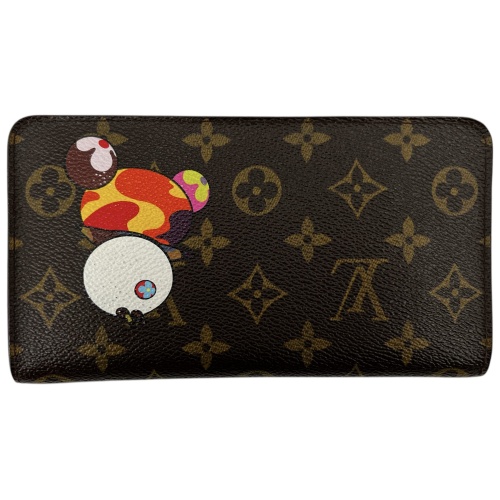 Louis Vuitton Zippy Murakami Panda Geldbörse