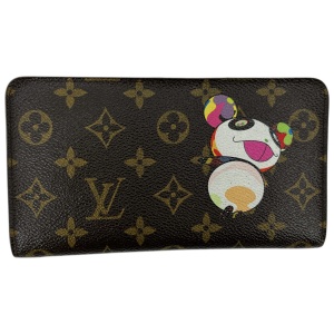 Louis Vuitton Zippy Murakami Panda Geldbörse