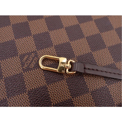 Louis Vuitton Neverfull Pochette Damier Ebene