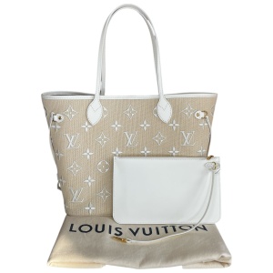 Louis Vuitton Neverfull MM By the Pool Raffia