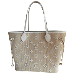 Louis Vuitton Neverfull MM By the Pool Raffia