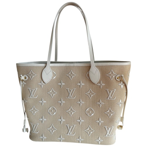 Louis Vuitton Neverfull MM By the Pool Raffia