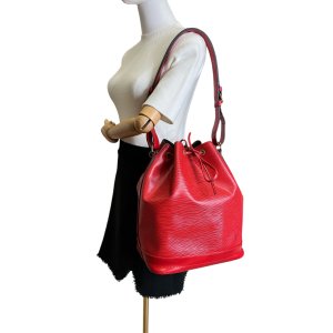 Louis Vuitton Sac Noe Grand Epi Red