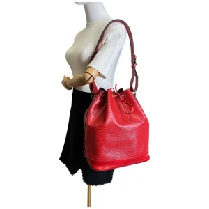 Louis Vuitton Sac Noe Grand Epi Red