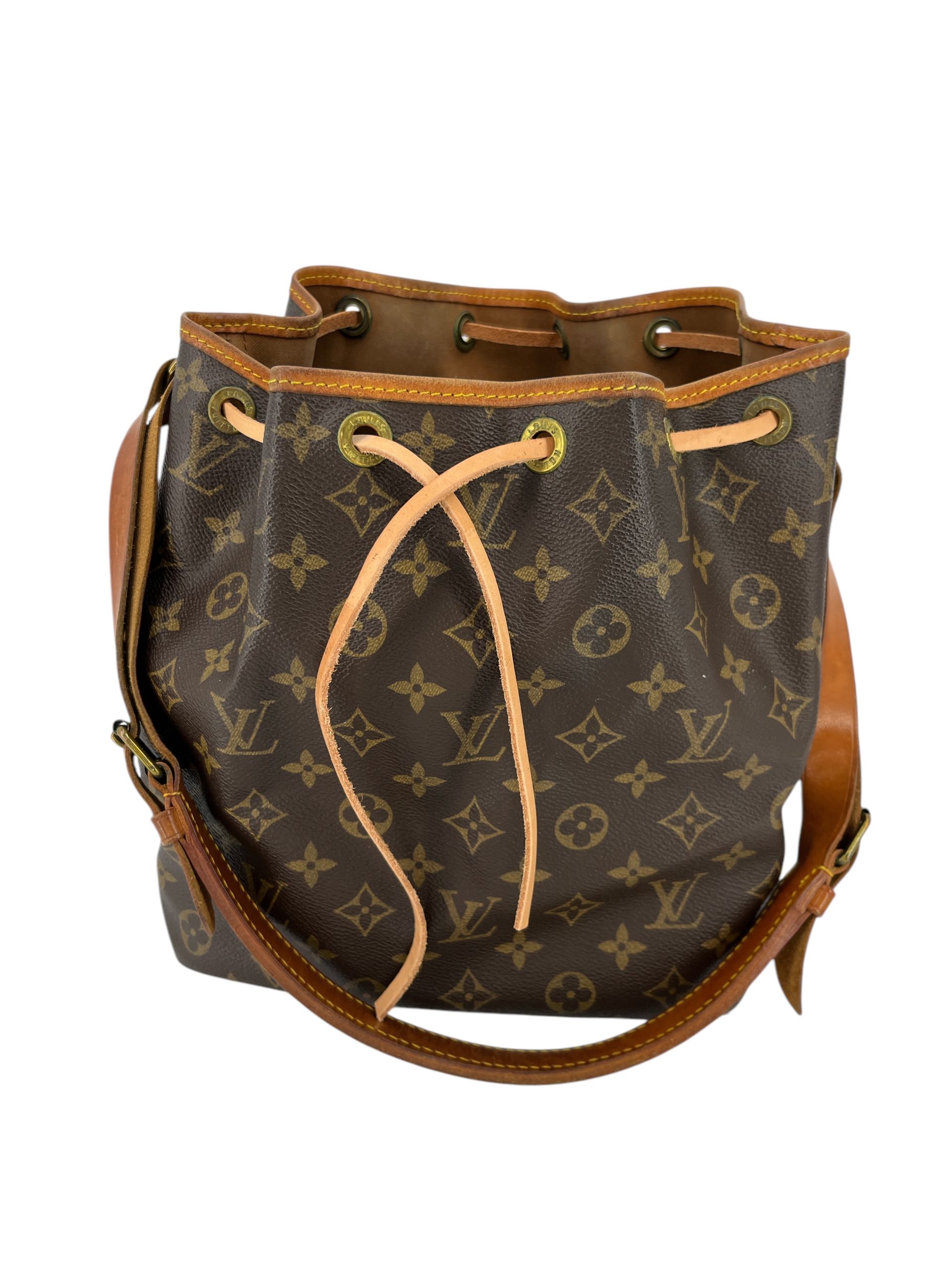 Louis Vuitton Sac Noe Petit Monogram Canvas I Love Handbags