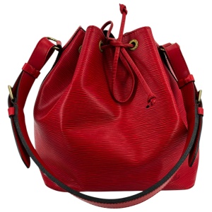 Louis Vuitton Sac Noe Petit Epi Red