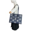 Louis Vuitton Onthego MM Empreinte Navy Cream Handbags Louis Vuitton 15