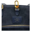 Louis Vuitton Onthego MM Empreinte Navy Cream Handbags Louis Vuitton 26