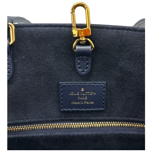 Louis Vuitton Onthego MM Empreinte Navy Creme