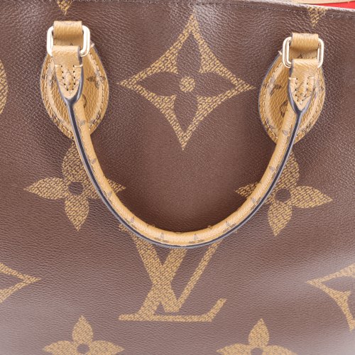 Louis Vuitton Onthego GM Monogram Reverse Canvas Carrier bags Louis Vuitton 15 Louis Vuitton Onthego GM Monogram Reverse Canvas Carrier bags Louis Vuitton 15