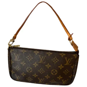 Louis Vuitton Pochette Accessoires Monogram Canvas mit Schulterriemen