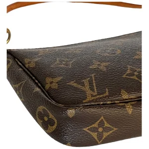 Louis Vuitton Pochette Accessoires Monogram Canvas mit Schulterriemen