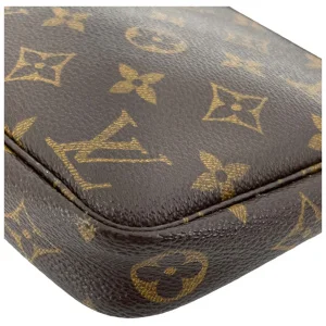 Louis Vuitton Pochette Accessories Monogram Canvas with Shoulder Strap