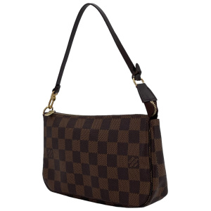 Louis Vuitton Pochette Accessoires Damier Ebene mit Schulterriemen