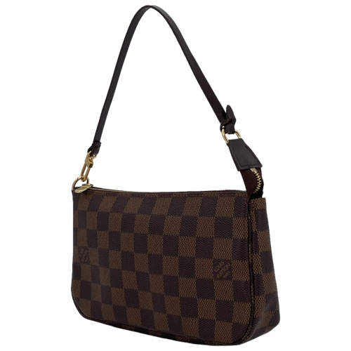 Louis Vuitton Pochette Accessoires Damier Ebene mit Schulterriemen