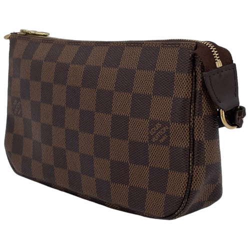 Louis Vuitton Pochette Accessoires Damier Ebene mit Schulterriemen