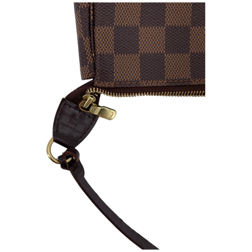 Louis Vuitton Pochette Accessoires Damier Ebene mit Schulterriemen