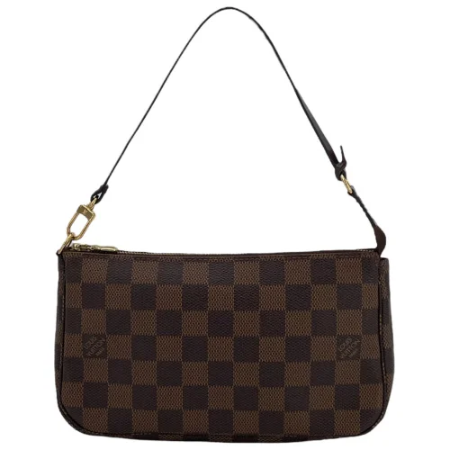 Louis Vuitton Pochette Accessoires Damier Ebene mit Schulterriemen