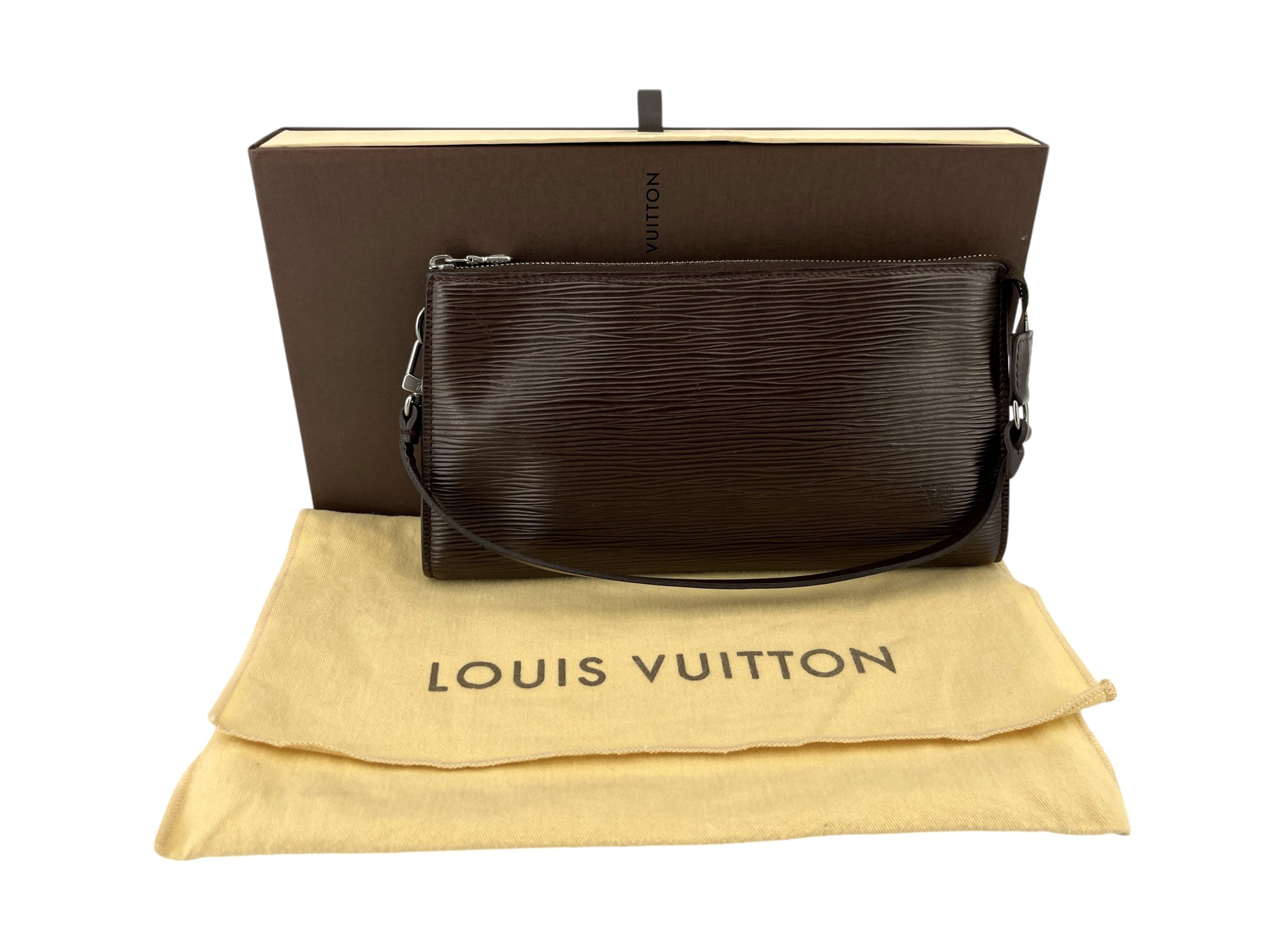 Louis Vuitton Pochette Accessories Epi Mocca - I Love Handbags