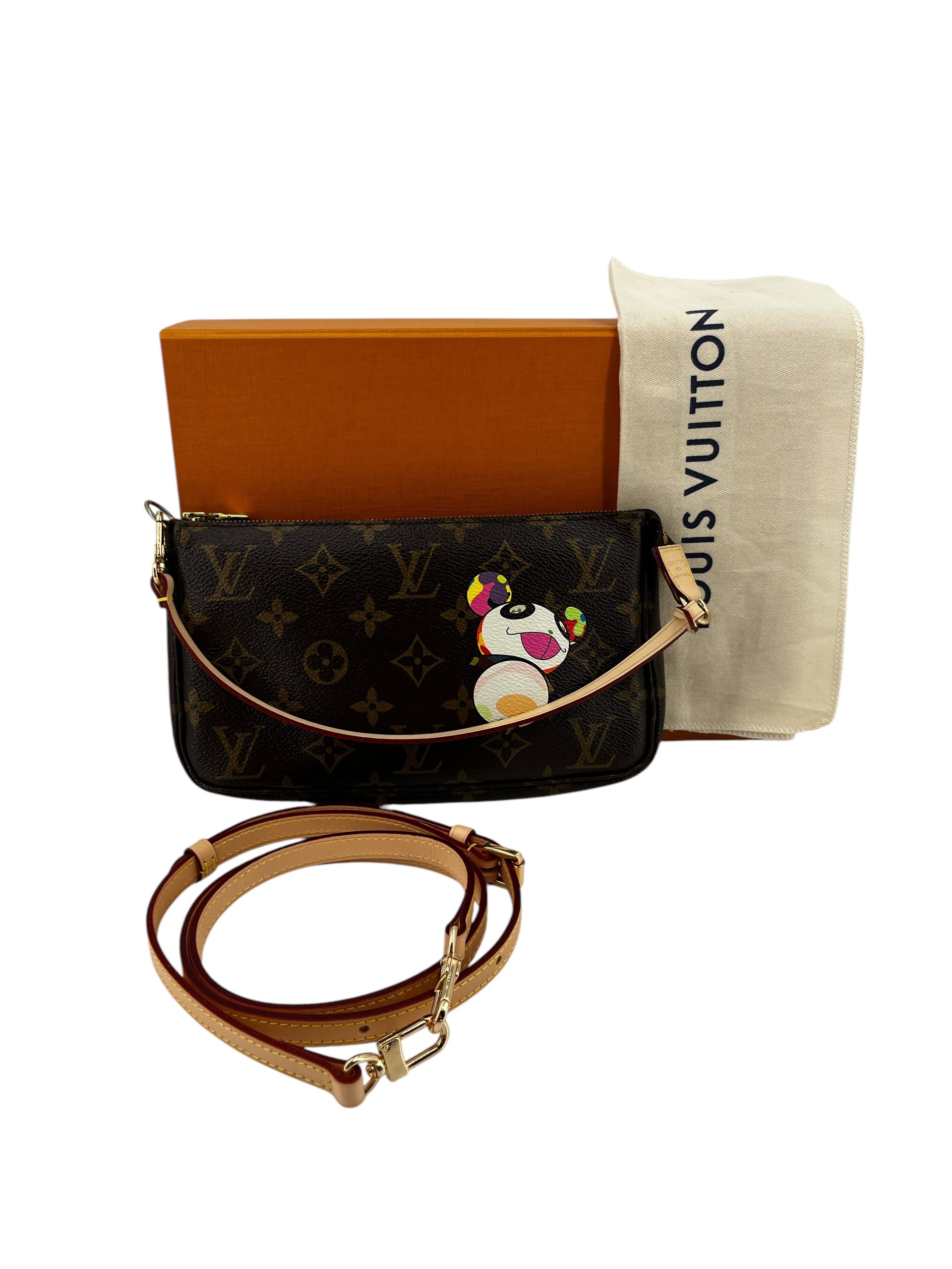 Louis Vuitton Pochette Accessoires Murakami Panda - I Love Handbags