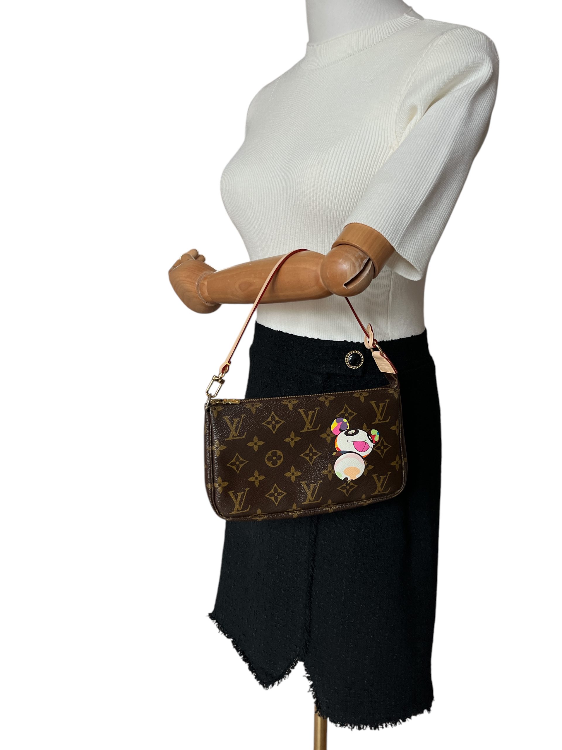 Louis Vuitton Pochette Accessoires Murakami Panda - I Love Handbags
