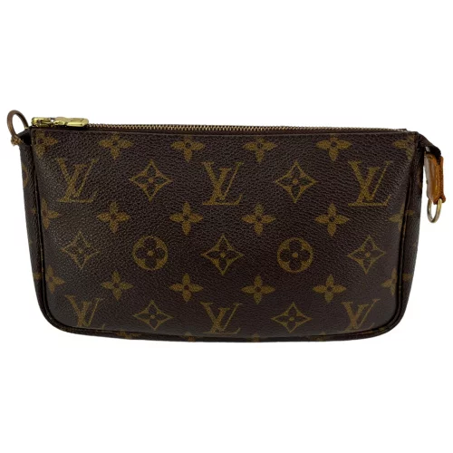 Louis Vuitton Pochette Accessories Monogram Canvas with Shoulder Strap