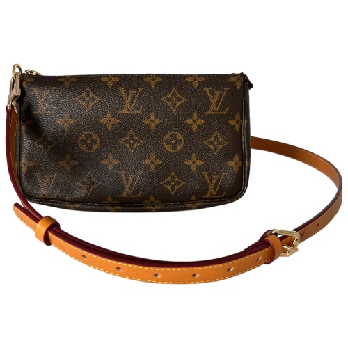 Louis Vuitton Pochette Accessories Monogram Canvas with Shoulder Strap