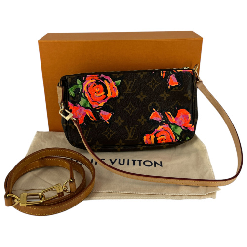 Vintage Louis Vuitton x Stephen Sprouse Pochette Accessories Khaki