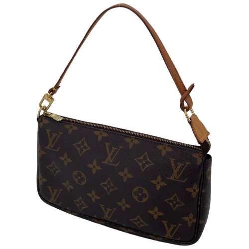 Louis Vuitton Pochette Accessoires Monogram Canvas mit Schulterriemen