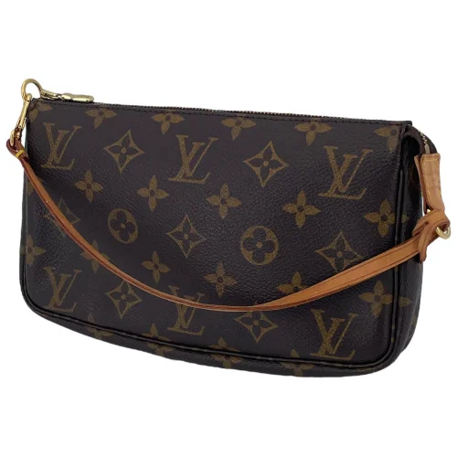 Louis Vuitton Pochette Accessories Monogram Canvas with Shoulder Strap